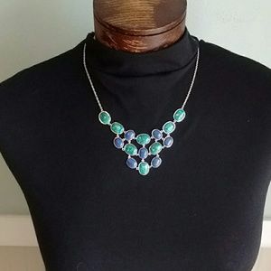 NEW Sterling Silver Necklace w/ Turquoise & Lapis